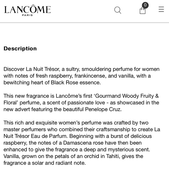Lancome Tresor La Nuit Perfume 1.0 oz - Picture 4 of 8